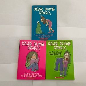 SET of 3 - Dear, Dumb Diary books